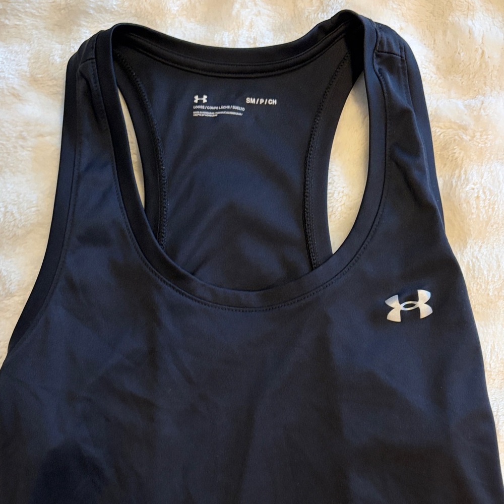 Under Armour Black Racerback Performance Tank